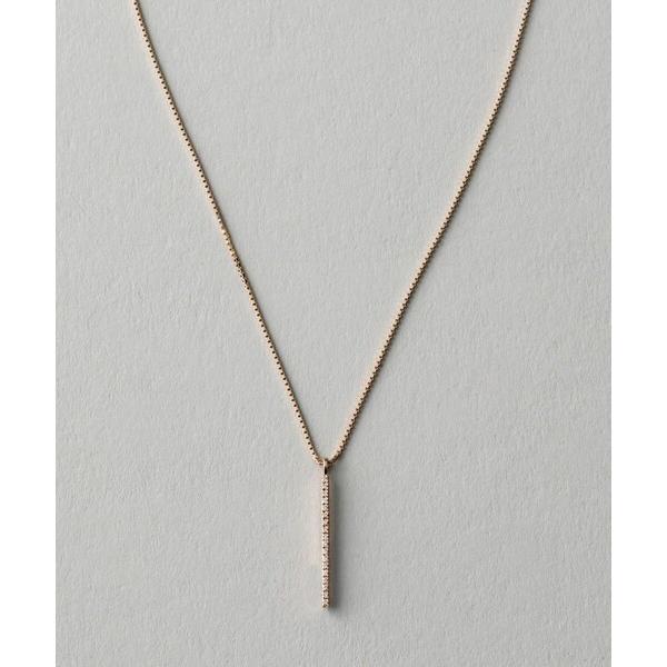 ネックレス K18RBG パーティクル ロング ネックレス レディース