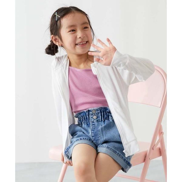 パーカー  UVカット ジップパーカー キッズ 子供服 男の子 女の子