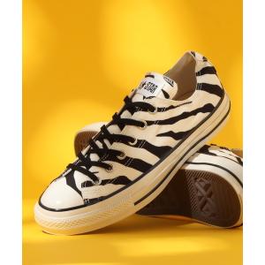 T*y様 希少 CONVERSE アニマル柄ゼブラ ブラック 25.5 メンズ CONVERSE（コンバース） スニーカー CONVERSE ALL STAR US ZEBRA OX