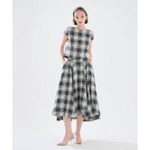 Rose Muse（ロゼミューズ） スカート Tweed like ribbon skirt