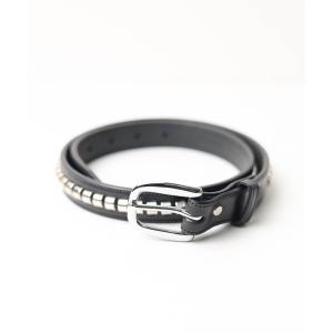 ベルト メンズ TORY LEATHER 1” Bridle Leather Clincher Belt Featuring metal clin