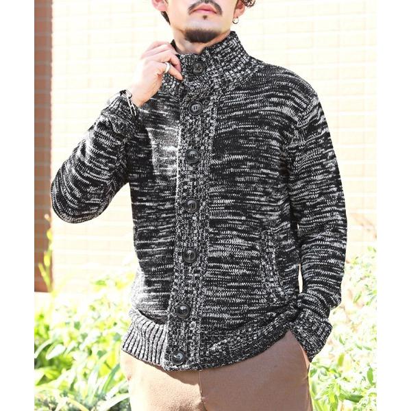 カーディガン スタンドハイネックカーディガン メンズ レディース