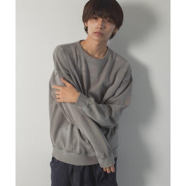 トレーナー スウェット damage fade processing cw logo sweat /...