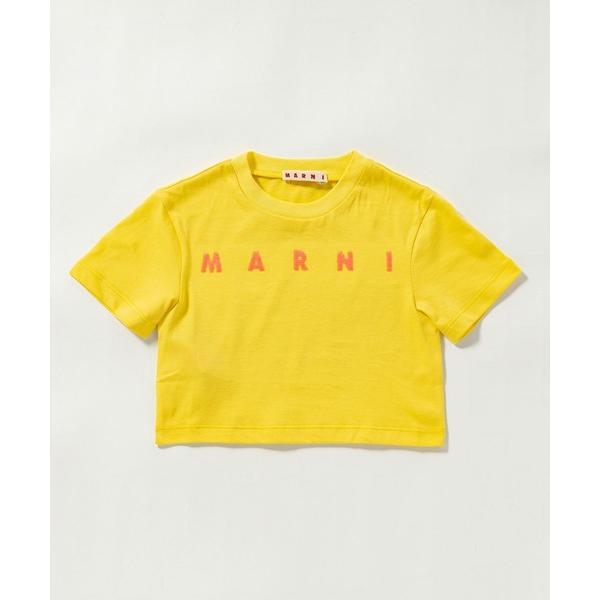 キッズ tシャツ Tシャツ MARNI（マルニ）Kids ＆ Junior ブランドロゴ半袖Tシャツ...