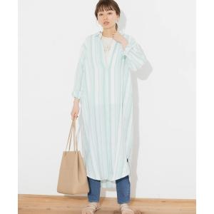 「URBAN RESEARCH Sonny Label」 シャツワンピース FREE グリーン レディース｜zozo