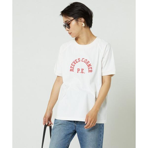 「FREAK&apos;S STORE」 半袖Tシャツ フリ- ホワイト レディース