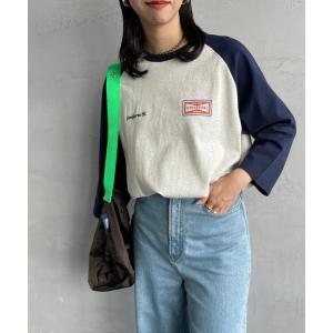 tシャツ Tシャツ レディース 「UNIVERSAL OVERALL/ユニバーサルオーバーオール」 別注 7分袖 ラグランスリーブTシャツ