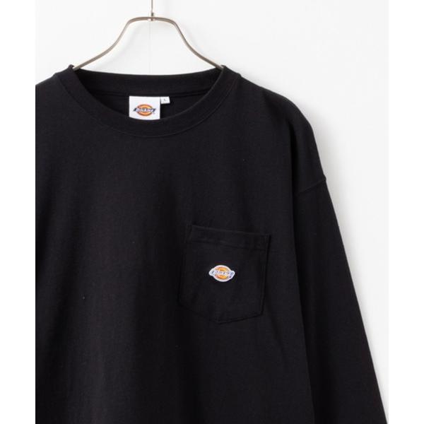 tシャツ Dickies 別注 胸ポケット ワンポイントロゴ ロングスリーブTEE メンズ レディー...