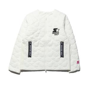ジャケット ノーカラージャケット 「STARTER GOLF」スターターゴルフ THERMOLITE(R)中綿 スターキルティングノーカラージャケット
