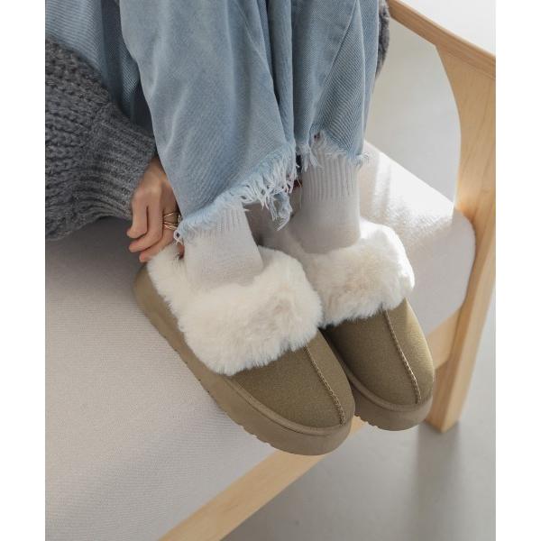 サンダル エコファームートンサンダル レディース