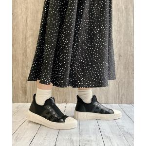 スニーカー 柔らかニット甲ゴム快適スニーカー レディース