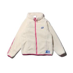 ブルゾン アウター 「STARTER GOLF」スターターゴルフ ラバーロゴ裏地付きスタンドネックボアジャケット SG-323002 レディース