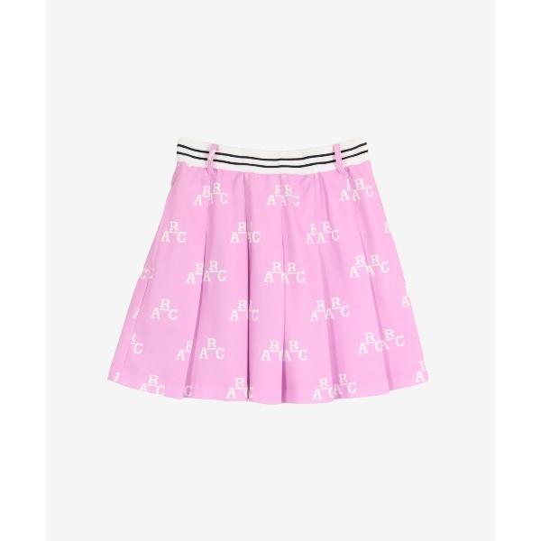 スカート 「LADIES」モノグラム柄プリーツスカート「2024年春夏」