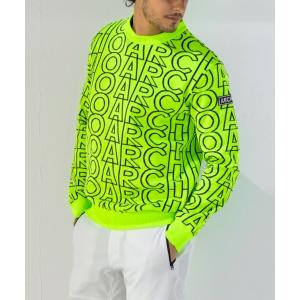 トレーナー スウェット 「MENS」ロゴジャカードニットプルオーバー「2024年春夏」 メンズ