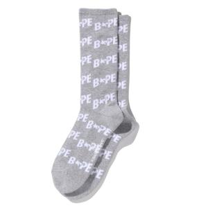 靴下 メンズ BAPE STA JACQUARD SOCKS M｜zozo