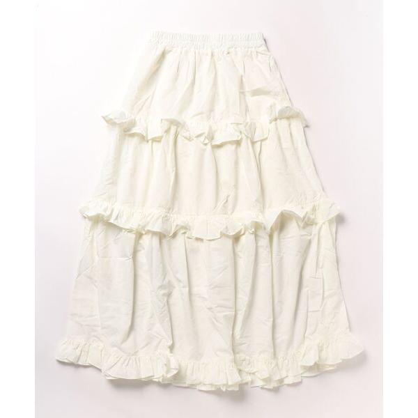 スカート 　フリルティアードスカート　31542H134