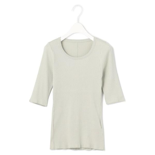 tシャツ 「洗える」4×2リブ プルオーバー レディース