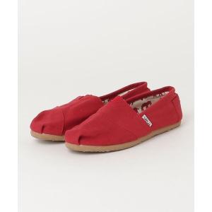 「TOMS」 スリッポン US6 レッド WOMEN｜zozo