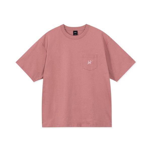 「HUF」 半袖Tシャツ X-LARGE ピンク系その他 メンズ