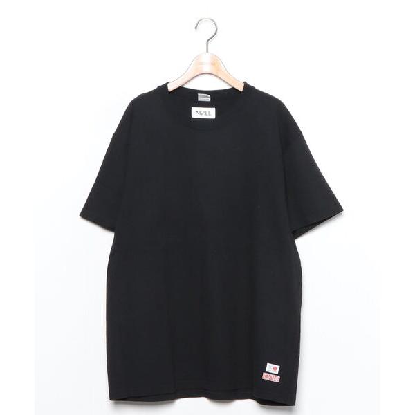 「KIDILL」 半袖Tシャツ X-LARGE ブラック レディース