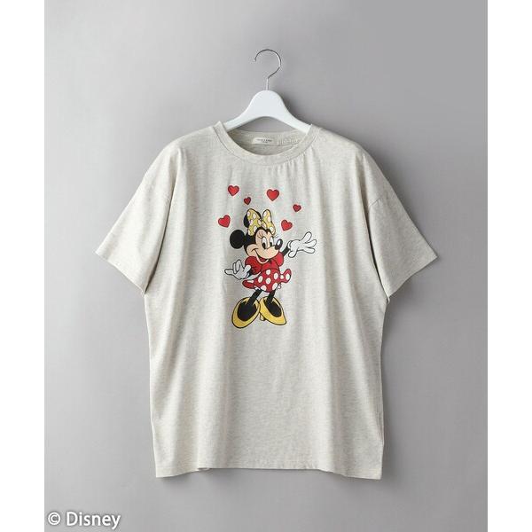 「FREAK&apos;S STORE」 半袖Tシャツ「Disneyコラボ」 フリ- グレー レディース