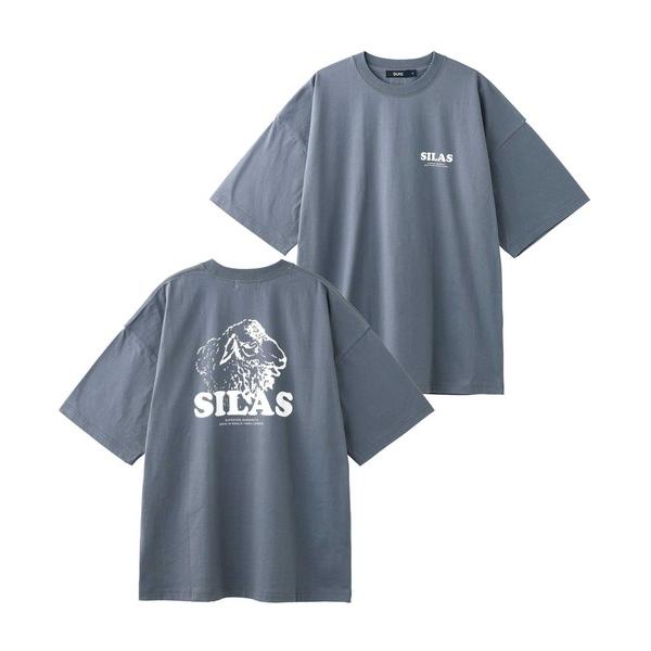「SILAS」 半袖Tシャツ X-LARGE チャコールグレー メンズ
