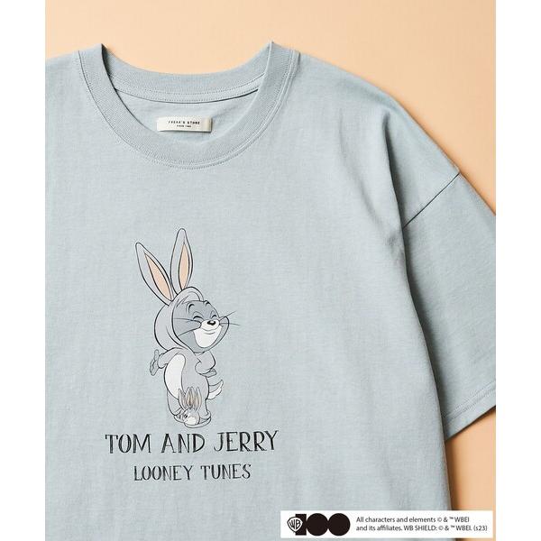 「FREAK&apos;S STORE」 半袖Tシャツ「TOM and JERRYコラボ」 ONE SIZE ...
