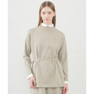 チュニック レディース Cleric Collar Knit ベルテッドチュニックの商品画像