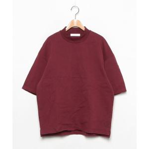 「PUBLIC TOKYO」 半袖Tシャツ 2 バーガンディー メンズ