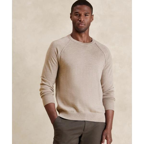 「BANANA REPUBLIC FACTORY STORE」 長袖ニット M ナチュラル メンズ