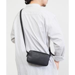 メンズ ショルダーバッグ バッグ PATRICK STEPHAN パトリックステファン / Leather shoulder bag ”double｜zozo