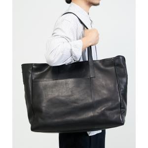 トートバッグ バッグ メンズ PATRICK STEPHAN パトリックステファン / Leather tote bag ”grande poche”