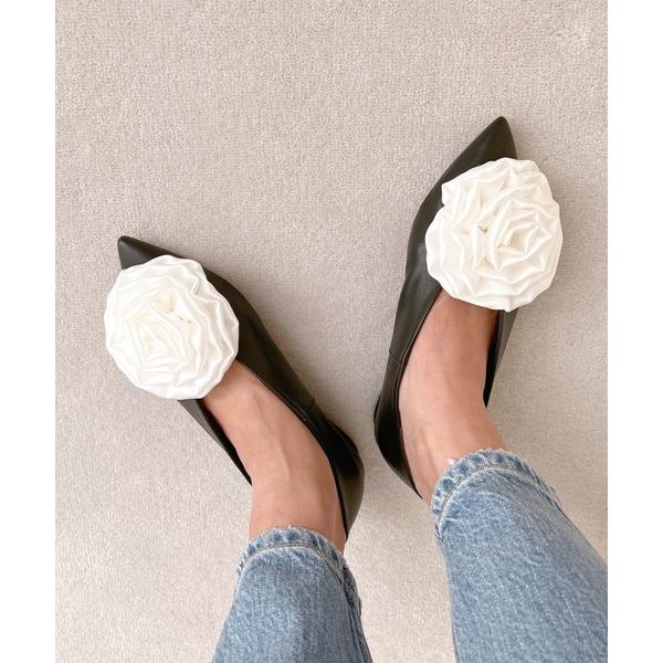 フラワーシューズクリップ