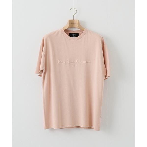 「PARIS SAINT-GERMAIN」 半袖Tシャツ LARGE ピンク メンズ