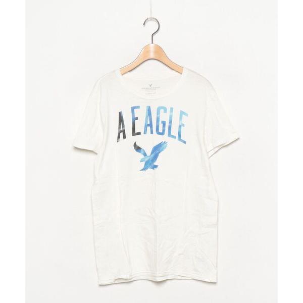 「American Eagle」 半袖Tシャツ M ベージュ レディース