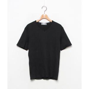 「MONSIEUR NICOLE」 「canal deux Luxe」半袖Tシャツ MEDIUM ブラック メンズ｜zozo