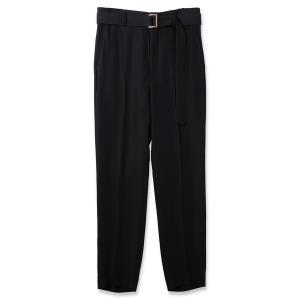 メンズ パンツ スラックス 24-SS-006 / Double Satin Slim Pants with Long Belt