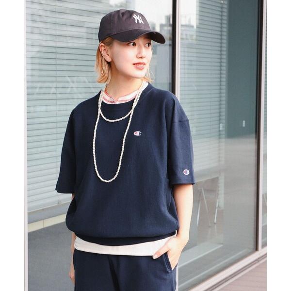 レディース tシャツ Tシャツ Champion × BEAMS BOY / 別注 リバースウィーブ...