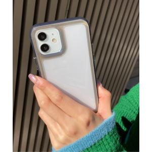 スマホケース クリアフレーム / バンパー風 スマホカバー iPhoneケース ( 7 / 8 / SE2 / 11 / 12 / 13 / 14 )