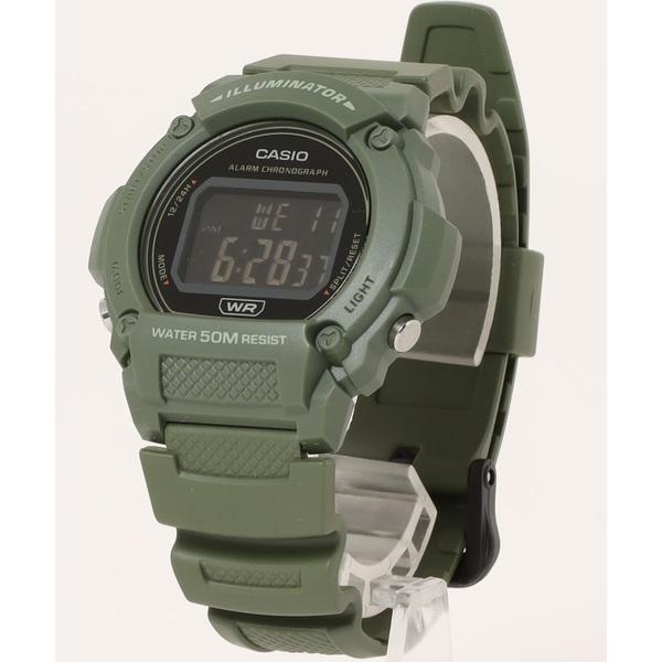 メンズ CASIO カシオ / デジタル 樹脂ベルト 5気圧防水 ラウンドフェイス腕時計 // Wシ...