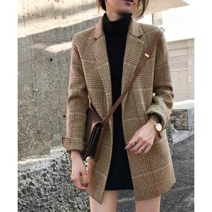 美品✨アルアバイル ダブルブレスト テーラードジャケット グレンチェック ジャケット テーラードジャケット グレンチェックダブルブレスト