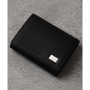 コインケース 「DUNHILL/ダンヒル」本革 ロゴ刻印メタルプレート コインケース