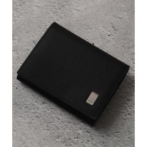 コインケース 「DUNHILL/ダンヒル」本革 ロゴ刻印メタルプレート コインケース
