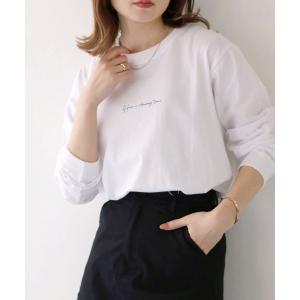 tシャツ  「HER CLOSET」WEB限定カリグラフィーロゴロンT 新色追加 WEB LIMITED CALLIGRAPHY LOGO LONG