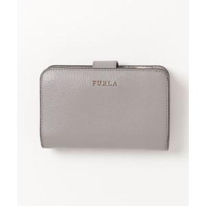 「FURLA」 ワンポイント財布 - グレー WOMEN