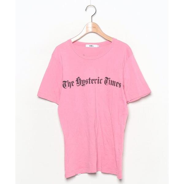 「HYSTERIC GLAMOUR」 半袖Tシャツ M ピンク メンズ