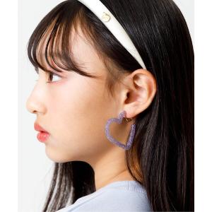 イヤリング ハートフープイヤリング キッズ 子供 女の子