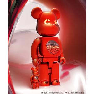 おもちゃ MEDICOM TOY BE@RBRICK atmos × Clottee 100% ＆ ...