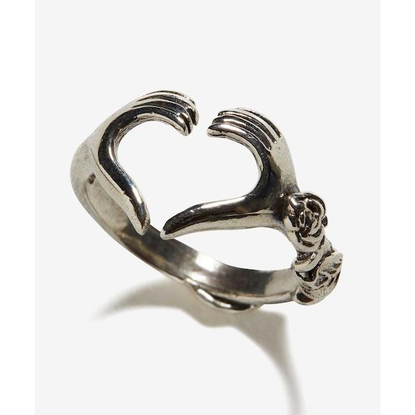 指輪 リング rehacer : Heart Hands Ring / ハート ハンズ リング メン...