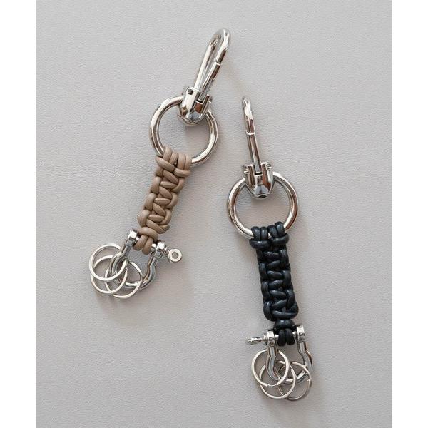 キーホルダー LEATHER BRAID KEY CHAIN
